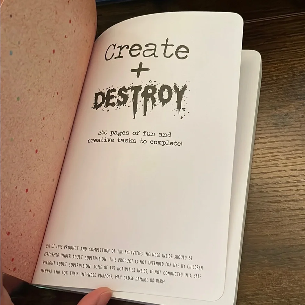 Create + Destroy Book - Picture 3 of 3
